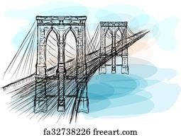 Free Brooklyn Bridge Art Prints and Wall Artwork | FreeArt