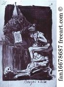 Witches Art Print - Brujas A Bolar (Witches Ready To Fly)