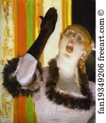 Harvard University Art Print - Cafe Concert Singer