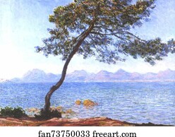 Cap Art Print - Cap D'antibes
