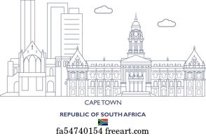 Free art print of Johannesburg South Africa city skyline silhouette ...