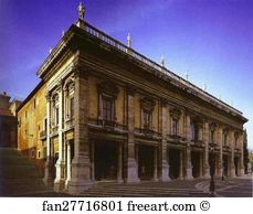 Capitol Art Print - Capitol, Facade Of The Conservators' Place