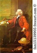 Captain Art Print - Captain Thomas Coram