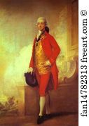 1771 Oil On Canvas Private Collection Art Print - Captain William Wade