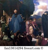 Captive Andromache Detail Art Print - Captive Andromache. Detail