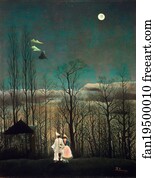 Rousseau Art Print - Carnival Evening