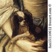 Duchess Of Marlborough Art Print - Caroline, Duchess Of Marlborough. Detail
