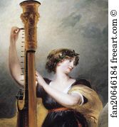 Princess Of Wales And Princess Charlotte Detail Art Print - Caroline, Princess Of Wales And Princess Charlotte. Detail