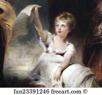 Princess Of Wales And Princess Charlotte Detail Art Print - Caroline, Princess Of Wales And Princess Charlotte. Detail