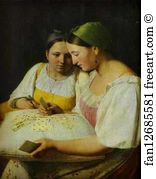 1842 Oil On Canvas The Russian Museum Art Print - Cartomancy