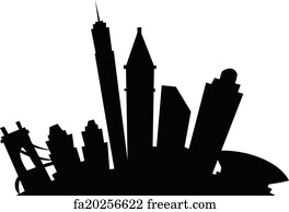 Free Art Print Of Cincinnati Ohio City Skyline Vector Silhouette Cincinnati Ohio Skyline Detailed Vector Silhouette Freeart Fa17883492