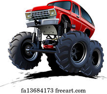 Monster Jam Trucks Cartoon
