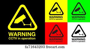 Free Cctv Warning Art Prints and Artworks | FreeArt
