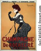 Glass Art Print - Champagne De Rochegré