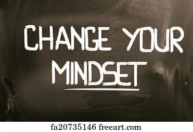 Free art print of CHANGE YOUR MINDSET - chalkboard concept | FreeArt ...