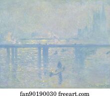 Charing Art Print - Charing Cross Bridge