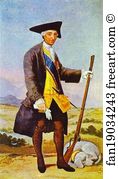 206 Art Print - Charles Iii In Hunting Costume