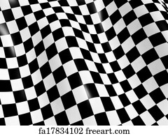 Free art print of Checkered Flag. Large Checkered Flag with fabric ...