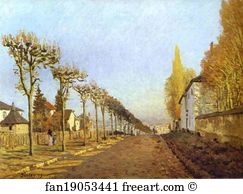 Chemin Art Print - Chemin De La Machine, Louveciennes