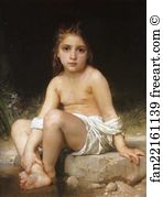 Seattle Art Print - Child At Bath