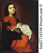 Childhood Of Virgin Art Print - Childhood Of The Virgin