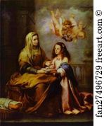 Childhood Of Virgin Art Print - Childhood Of Virgin