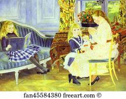 Afternoon Art Print - Children's Afternoon At Wargemont