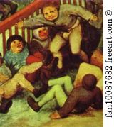 Game Art Print - Children's Games. Detail