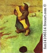 Game Art Print - Children's Games. Detail