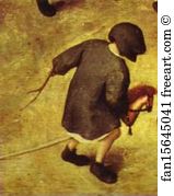 Game Art Print - Children's Games. Detail