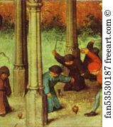 Game Art Print - Children's Games. Detail