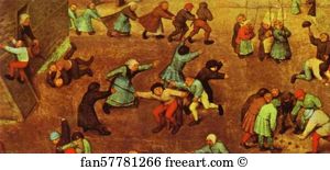 Game Art Print - Children's Games. Detail