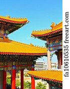 Free art print of Chinese Temple Doors. Image of Chinese temple doors