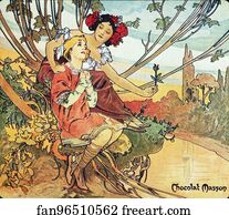 Masson Art Print - Chocolat Masson Adolescence