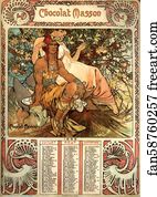 Mexicain Art Print - Chocolat Masson/chocolat Mexicain 1898