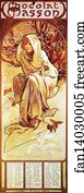 Mars Art Print - Chocolat Masson/chocolat Mexican Janvier, Février, Mars 1897