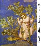 Entering Art Print - Christ Entering Jerusalem. Detail