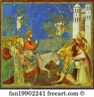 Entering Art Print - Christ Entering Jerusalem
