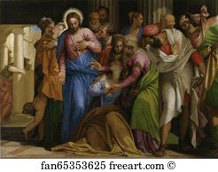 Blood Art Print - Christ Healing A Woman With An Issue Of Blood