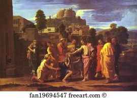 Christ Healing The Blind Art Print - Christ Healing The Blind