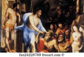 1552 Art Print - Christ In Limbo. Detail