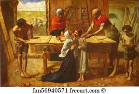 Parents Art Print - Christ In The House Of His Parents