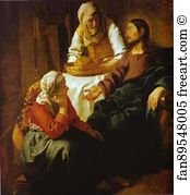 Scotland Art Print - Christ In The House Of Mary And Martha