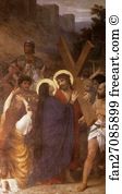 199 Art Print - Christ Meeting His Mother On The Way To Calvary