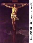 276 Art Print - Christ On The Cross