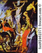 Christ Cross Art Print - Christ On The Cross