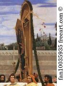 Its Art Print - Cimabue's Celebrated Madonna Is Carried In Procession Through The Streets Of Florence; In Front Of The Madonna, And Crowned With Laurels, Walks Cimabue Himself, With His Pupil Giotto; Behind It Arnolfo Di Lapo, Gaddo Gaddi, Andrea Tafi, Niccola Pisano, Bu