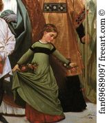 Its Art Print - Cimabue's Celebrated Madonna Is Carried In Procession Through The Streets Of Florence; In Front Of The Madonna, And Crowned With Laurels, Walks Cimabue Himself, With His Pupil Giotto; Behind It Arnolfo Di Lapo, Gaddo Gaddi, Andrea Tafi, Niccola Pisano, Bu