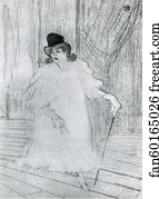 Lithograph Art Print - Cissy Loftus