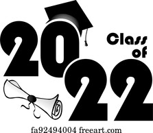 graduation clip art free 2022